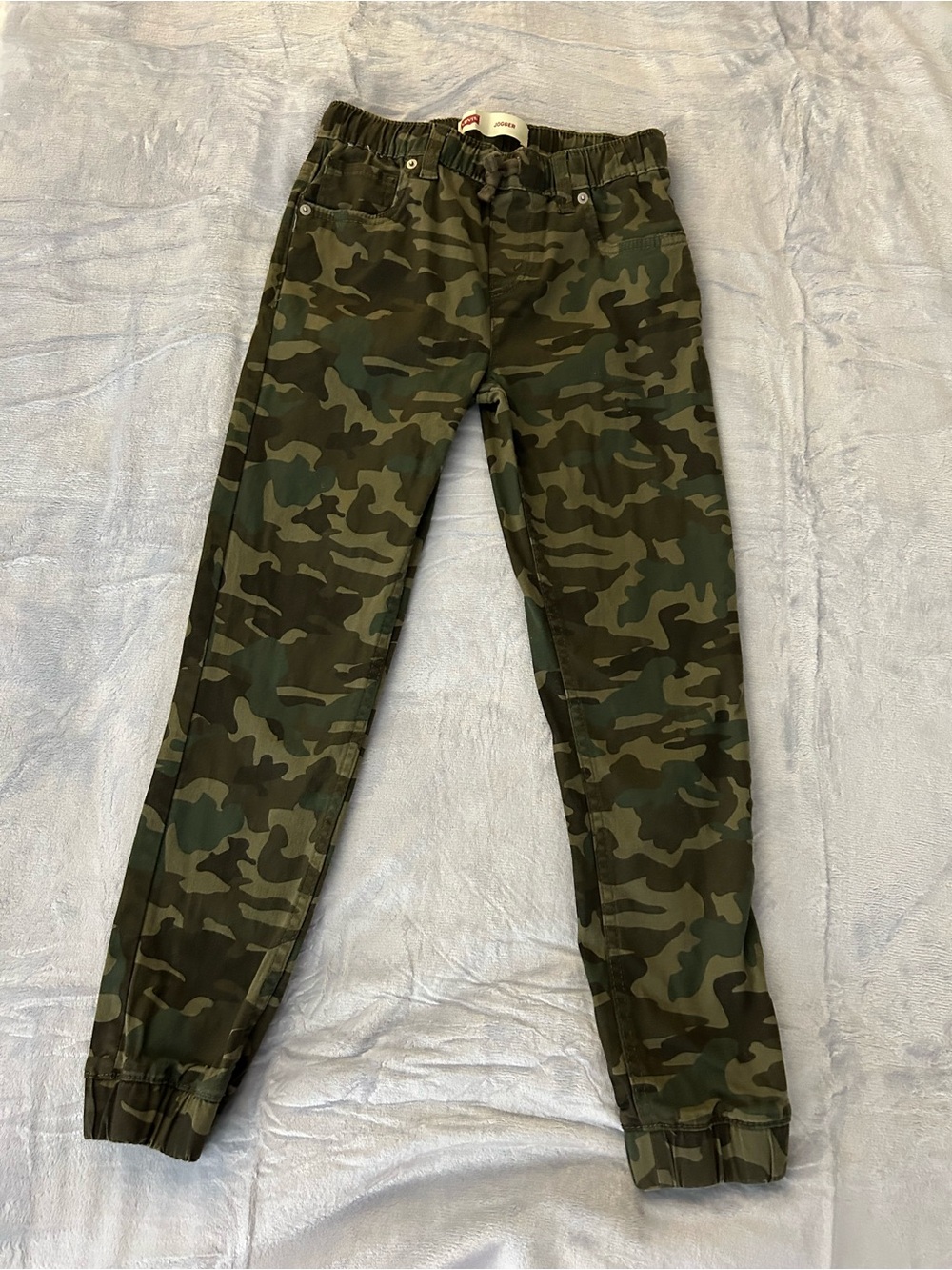 Big Boys size 12 Camo Jogger Pants - Green Camouflage